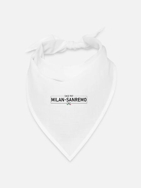 Milan Sanremo Black Edition - Bandana Dreieckstuch - Weiß