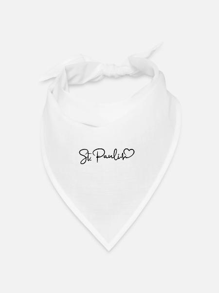 St. Pauli Herzschlag Sankt Pauli Kiez Liebe - Bandana Dreieckstuch - Weiß