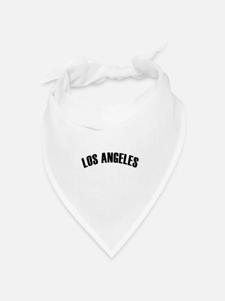 los angeles shirt - Bandana Dreieckstuch - Weiß