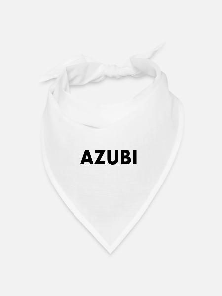 Azubi - Bandana Dreieckstuch - Weiß