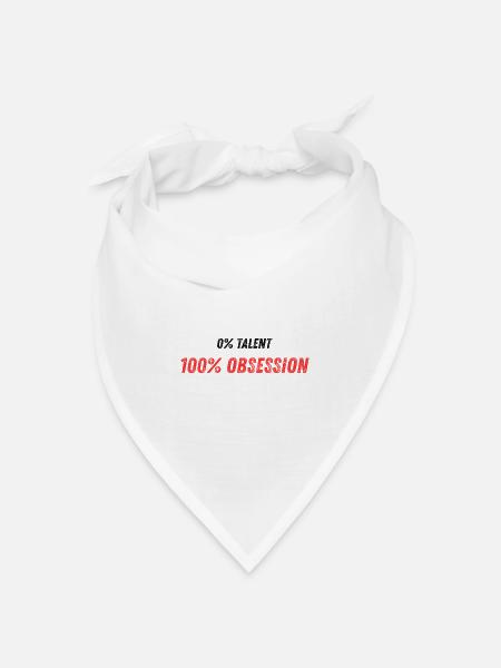 Absoluter Fanaturm Energiebild - Bandana Dreieckstuch - Weiß