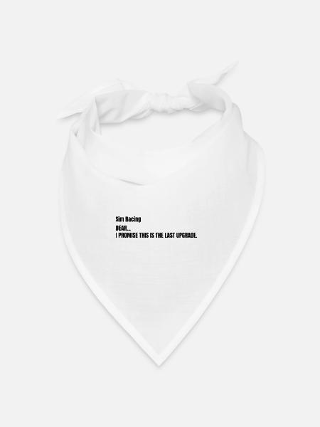 This was the Last Upgrade - Bandana Dreieckstuch - Weiß