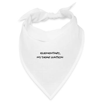 Cinema / Film / Zitat / TV-Serie - Bandana Dreieckstuch - Weiß - Vorne