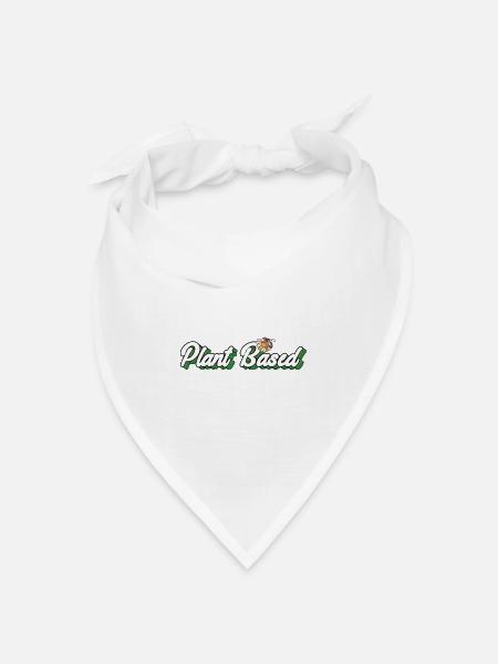 Plant Based Honigbiene - Bandana Dreieckstuch - Weiß
