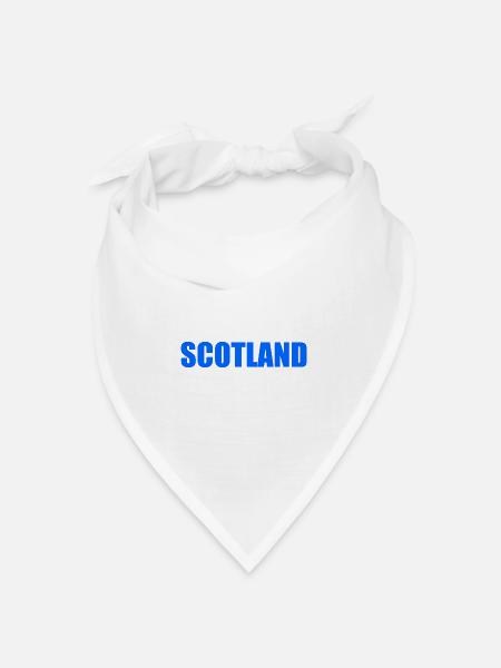Schottland flagge - Bandana Dreieckstuch - Weiß