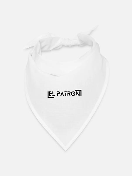 El Patron – Der Chef Look - Bandana Dreieckstuch - Weiß