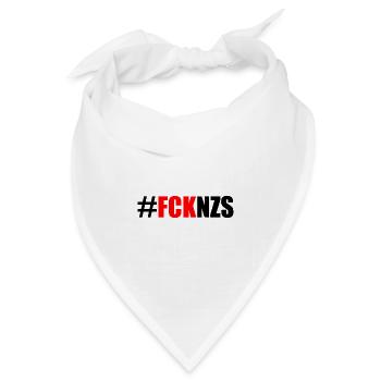 Fck nzs - Bandana Dreieckstuch - Weiß - Vorne