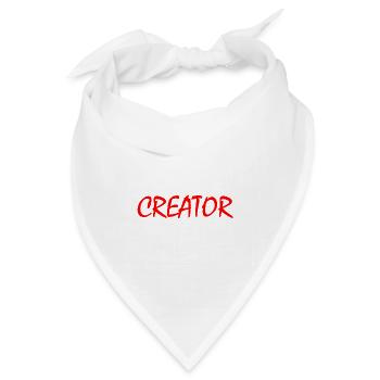 Creator - Bandana Dreieckstuch - Weiß - Vorne