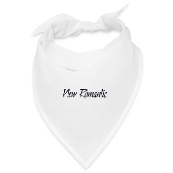 New Romantic - Bandana Dreieckstuch - Weiß - Vorne