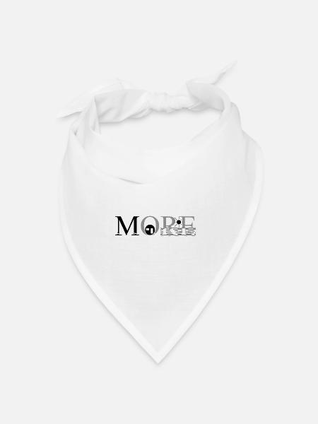 More Camping - Bandana Dreieckstuch - Weiß