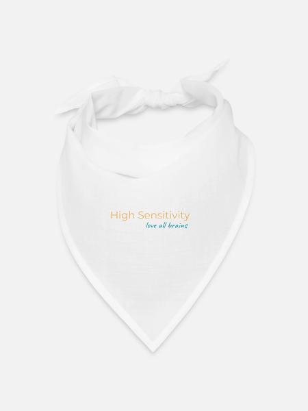 High Sensivity - Bandana Dreieckstuch - Weiß