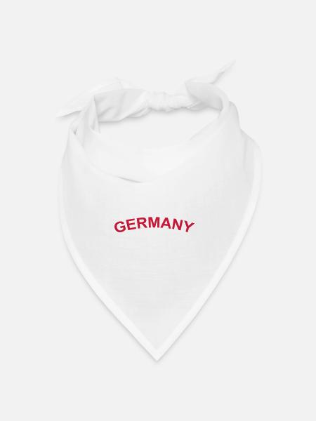 Germany - Bandana Dreieckstuch - Weiß