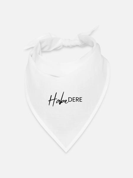 Habedere - Bandana Dreieckstuch - Weiß