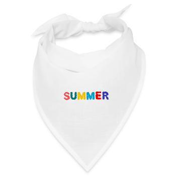 GELIEBTE. MEISTER. LEHRER. SCHULE - Bandana Dreieckstuch - Weiß - Vorne