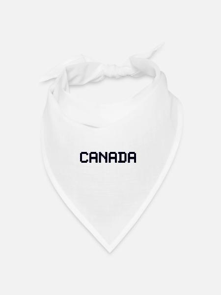 CANADA - Bandana Dreieckstuch - Weiß