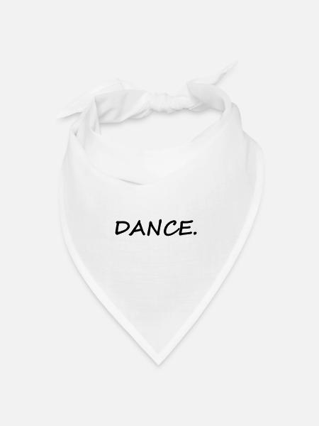 DANCE - Bandana Dreieckstuch - Weiß