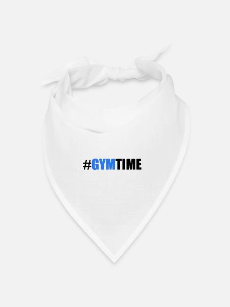 Gym - Bandana Dreieckstuch - Weiß