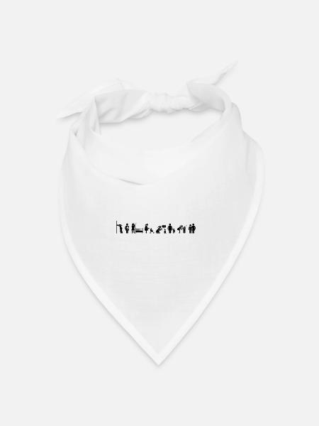Mutter und Sohn - Mutter und Kind - Muttertag - Bandana Dreieckstuch - Weiß