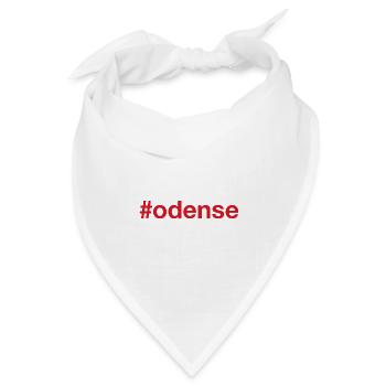 ODENSE Denmark Dänemark - Bandana Dreieckstuch - Weiß - Vorne