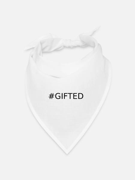 #GIFTED - Bandana Dreieckstuch - Weiß