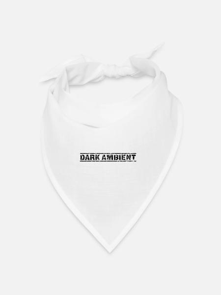 Dark Ambient - Bandana Dreieckstuch - Weiß