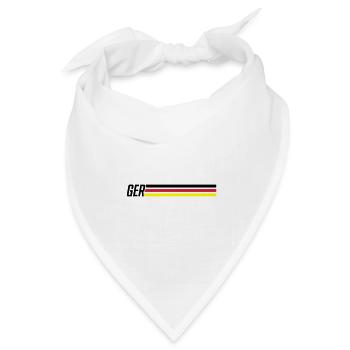 germany team deutschland - Bandana Dreieckstuch - Weiß - Vorne