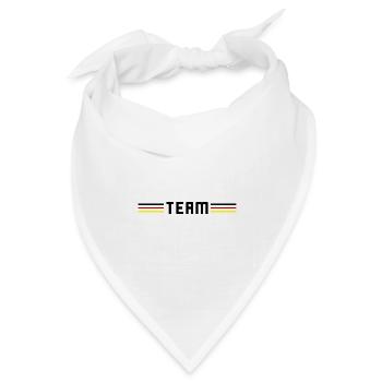 Team Deutschland - Bandana Dreieckstuch - Weiß - Vorne