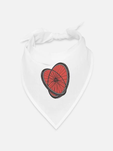 Das ist Amore - Bandana Dreieckstuch - Weiß