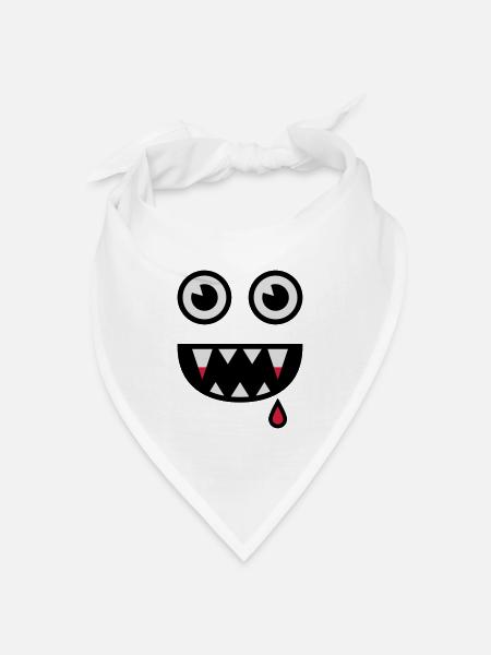 Kleiner Vampir / Little Vampire - Bandana Dreieckstuch - Weiß