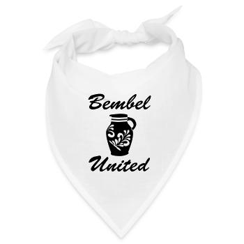 Bembel united - Das Original aus Frankfurt #FFM - Bandana Dreieckstuch - Weiß - Vorne