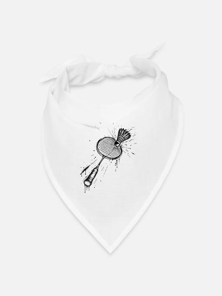 Badminton - Bandana Dreieckstuch - Weiß