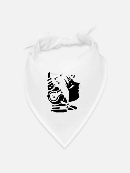 future_sound3 - Bandana Dreieckstuch - Weiß
