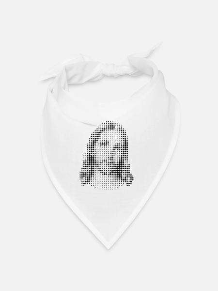 jesus - Bandana Dreieckstuch - Weiß
