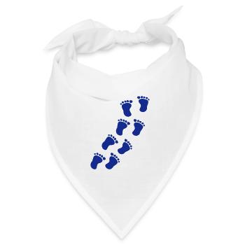 Baby - Bandana Dreieckstuch - Weiß - Vorne