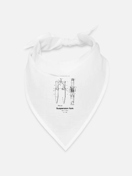 Suspension fork - Bandana Dreieckstuch - Weiß