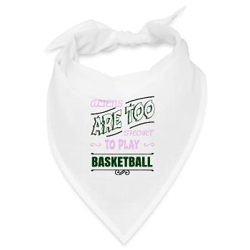 alien ufo statement girls basketball - Bandana Dreieckstuch - Weiß - Vorne