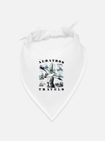 Albatros Reisen - Bandana Dreieckstuch - Weiß