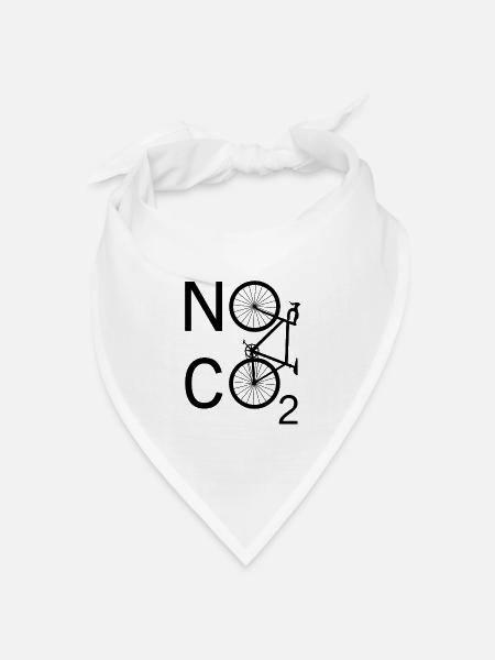 NoCo2 - Bandana Dreieckstuch - Weiß