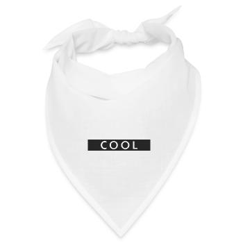 COOL - Bandana Dreieckstuch - Weiß - Vorne