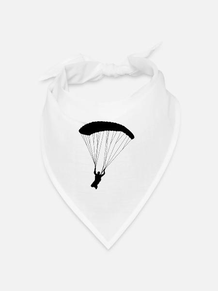 Kappe_sw - Bandana Dreieckstuch - Weiß