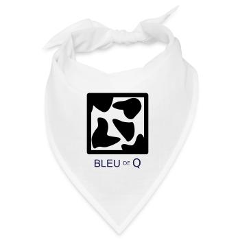 blöde Q - Bandana Dreieckstuch - Weiß - Vorne