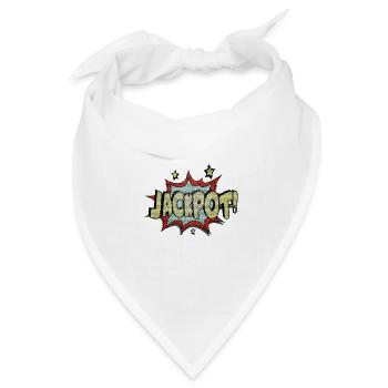jackpot - Bandana Dreieckstuch - Weiß - Vorne