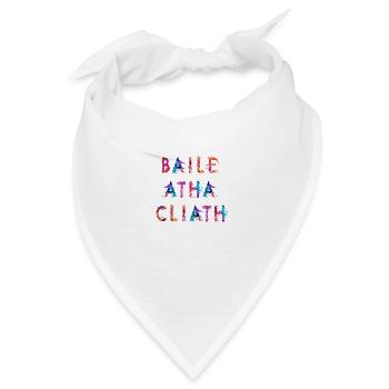 Baile atha cliath dublin - Bandana Dreieckstuch - Weiß - Vorne