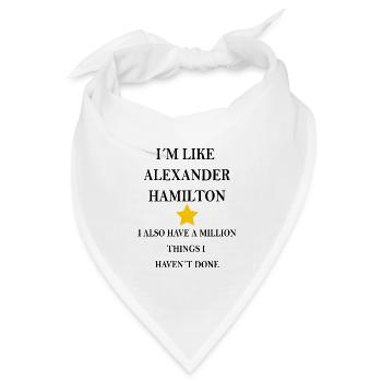 Hamilton - Bandana Dreieckstuch - Weiß - Vorne