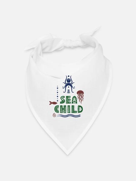 Design für Taucher - Bandana Dreieckstuch - Weiß