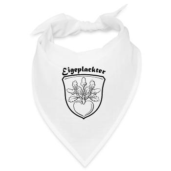Wappen Elschbach EIGEPLACKTER - Bandana Dreieckstuch - Weiß - Vorne