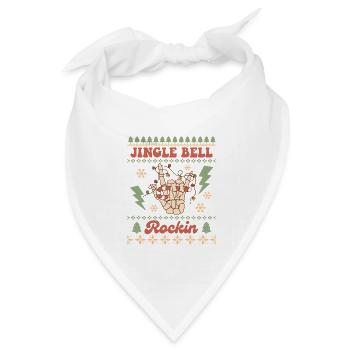 Hässlicher Weihnachtspullover - Bandana Dreieckstuch - Weiß - Vorne