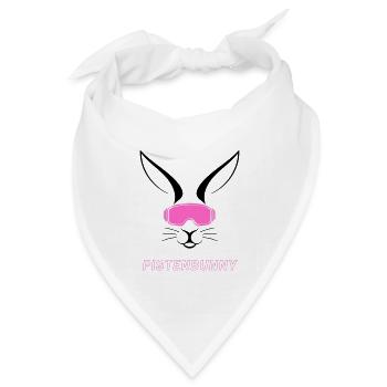 Après-Ski Pistenbunny Adventures - Bandana Dreieckstuch - Weiß - Vorne