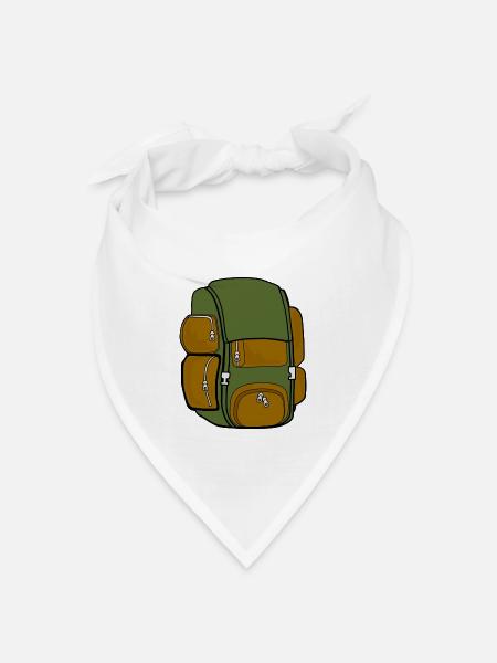 Rucksack - Bandana Dreieckstuch - Weiß