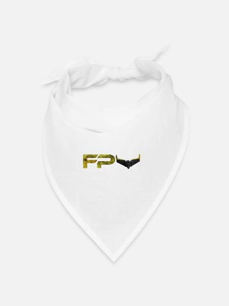 FPV Nurflügler - Bandana Dreieckstuch - Weiß